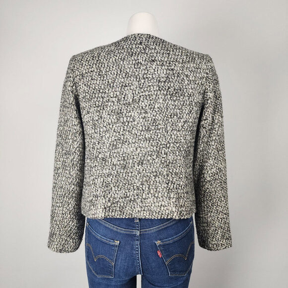 Van Heusen Studio Black Tweed Blazer Jacket Size M - Picture 6 of 9